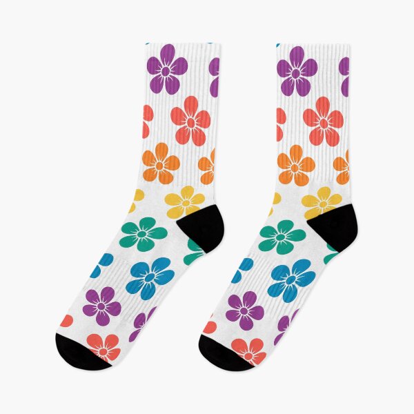 Item preview, LGTB+ flag with colored flowers designed and sold by inkStyleMDQ.