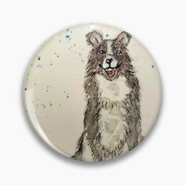 Item preview, Happy dog designed and sold by watercolorsLiz.