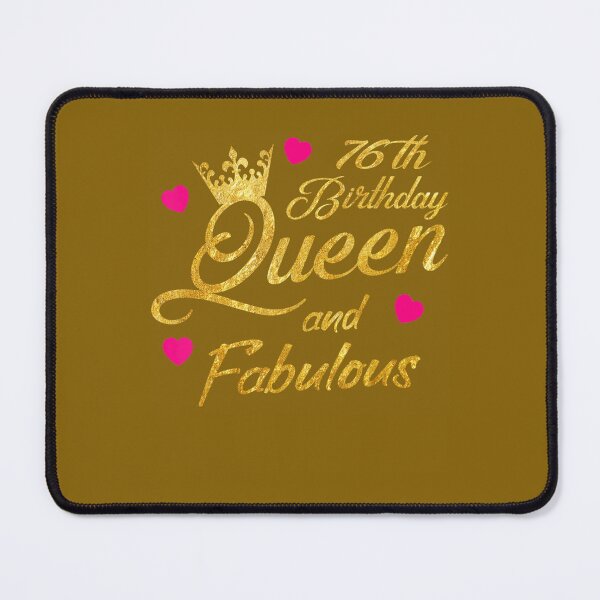 Item preview, 76th Birthday Squad Queen and Fabulous B-Day designed and sold by lbigvezshpm41.