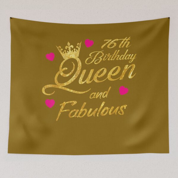 Item preview, 76th Birthday Squad Queen and Fabulous B-Day 	 	 	 	 designed and sold by lbigvezshpm41.