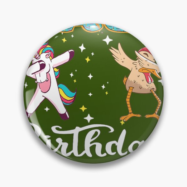 Item preview, Dad Of The Birthday 	 Donut Dabbing Unicorn Chicken Daddy 	 	 designed and sold by rlmmhmhe77.