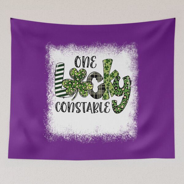 Item preview, Bleached St Patricks Day Leopard One Lucky Constable 		 designed and sold by fmkzlnxquc38.