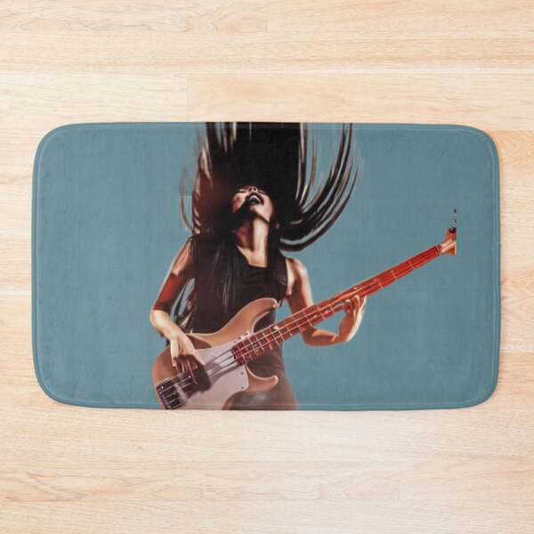 Item preview, Girl guitarist plays bass guitar vibrantly and excitingly  designed and sold by JaroDesign2023.