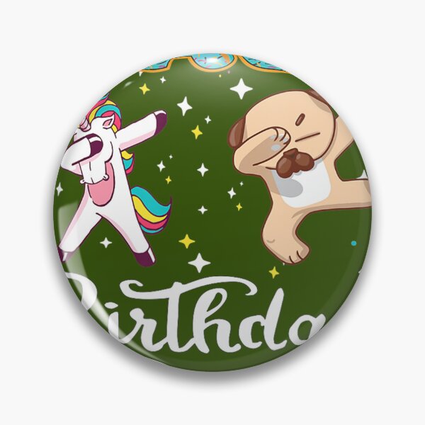 Item preview, Dad Of The Birthday 	 Donut Dabbing Unicorn Dog Daddy 	 	 designed and sold by rlmmhmhe77.