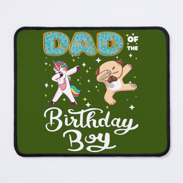 Item preview, Dad Of The Birthday Donut Dabbing Unicorn Dog Daddy designed and sold by rlmmhmhe77.