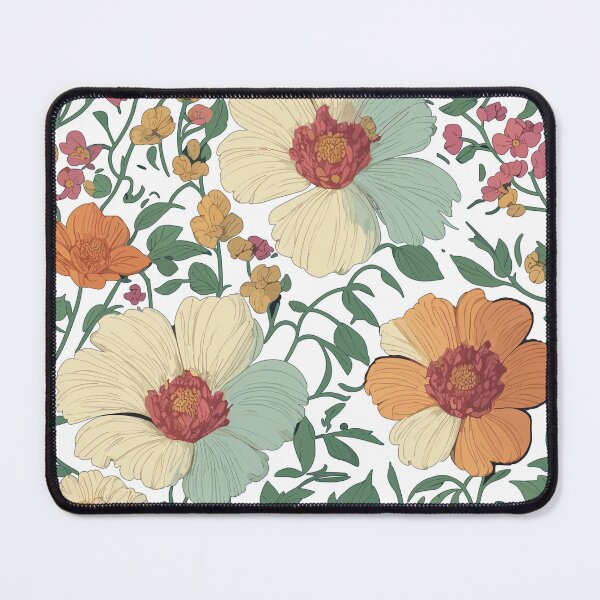 Item preview, Shiny 70s Floral Bliss designed and sold by printyai.