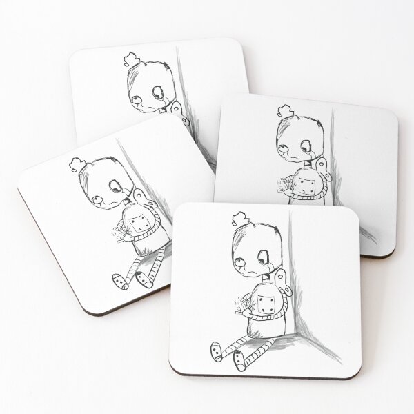 Item preview, Sad robot broken finger designed and sold by fanuchi.