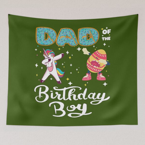 Item preview, Dad Of The Birthday 	 Donut Dabbing Unicorn Egg Daddy 	 	 designed and sold by rlmmhmhe77.