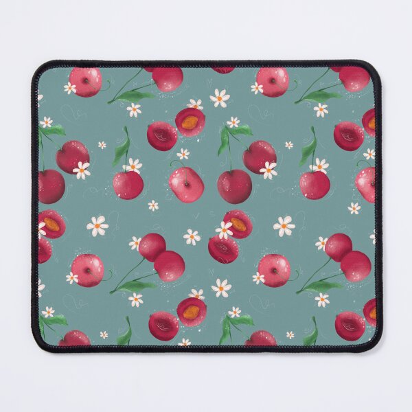 Item preview, Cherries love blue background designed and sold by Ma.La.Art.