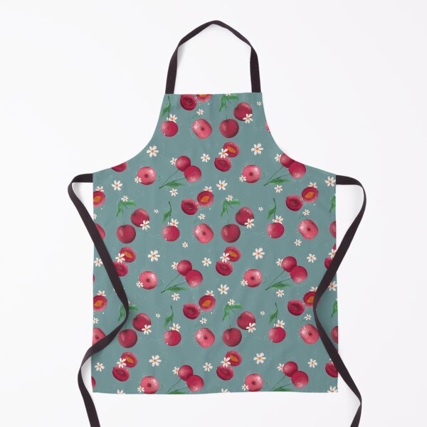 Item preview, Cherries love blue background designed and sold by Ma.La.Art.