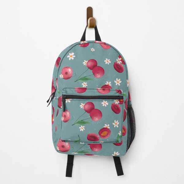 Item preview, Cherries love blue background designed and sold by Ma.La.Art.