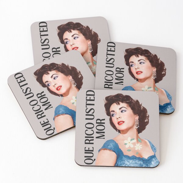 Item preview, Elizabeth taylor - que rico usted mor designed and sold by colombinadesing.