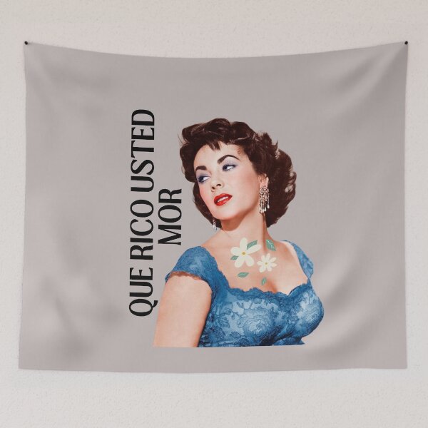 Item preview, Elizabeth taylor - que rico usted mor designed and sold by colombinadesing.