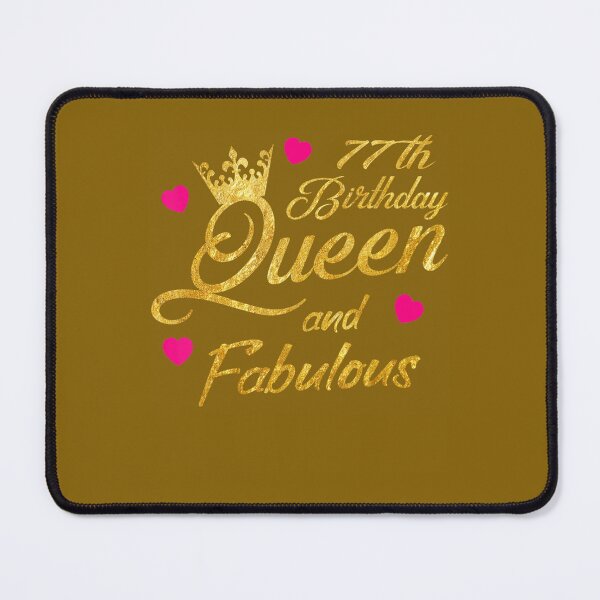 Item preview, 77th Birthday Squad Queen and Fabulous B-Day 	 	 	 	 designed and sold by lbigvezshpm41.