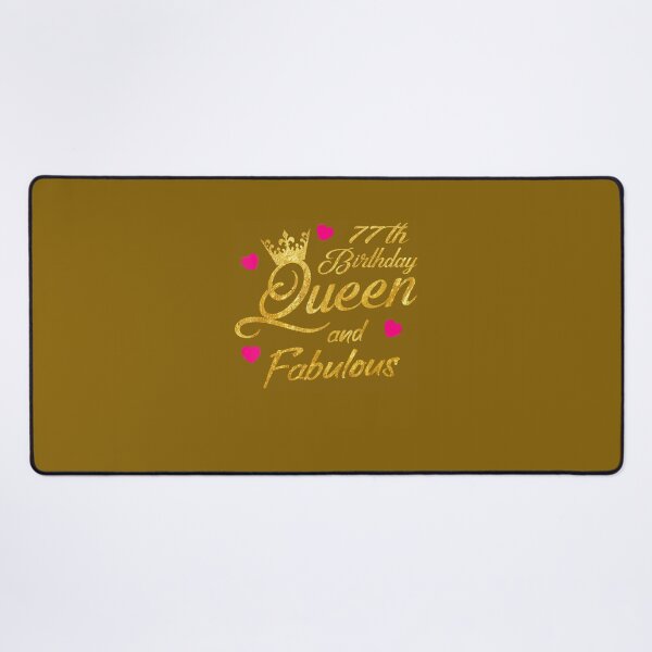 Item preview, 77th Birthday Squad Queen and Fabulous B-Day designed and sold by lbigvezshpm41.