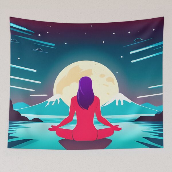 Item preview, Mountain mindfulness enthusiast. (AI generated art). 3rd Edition.  designed and sold by TheMindfulExpat.