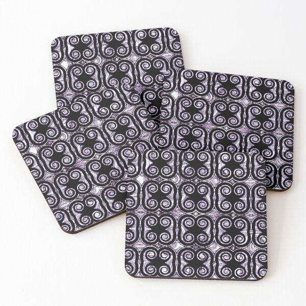 Item preview, Regimented Motif Monochrome Swirls designed and sold by amoribella-blue.