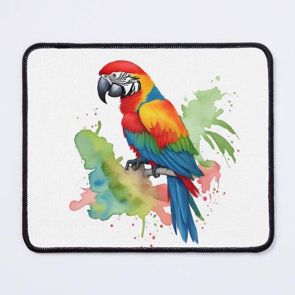 Item preview, Vibrant Watercolor Parrot designed and sold by printyai.