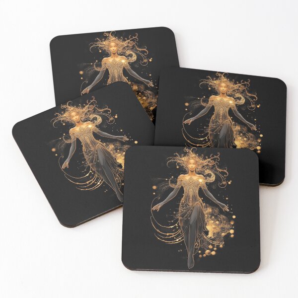 Item preview, Golden Sparkle Goddess designed and sold by ArtfulImprints.