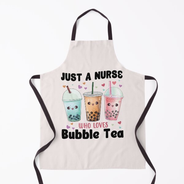 Item preview, Just a Nurse who Loves Bubble Tea designed and sold by TaraGbear.
