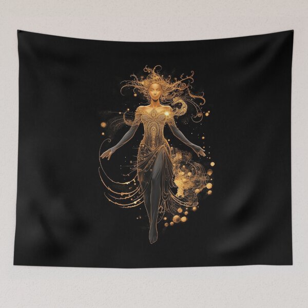 Item preview, Golden Sparkle Goddess designed and sold by ArtfulImprints.