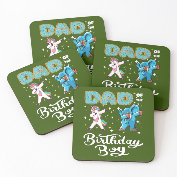 Item preview, Dad Of The Birthday 	 Donut Dabbing Unicorn Elephant Daddy 	 	 designed and sold by rlmmhmhe77.