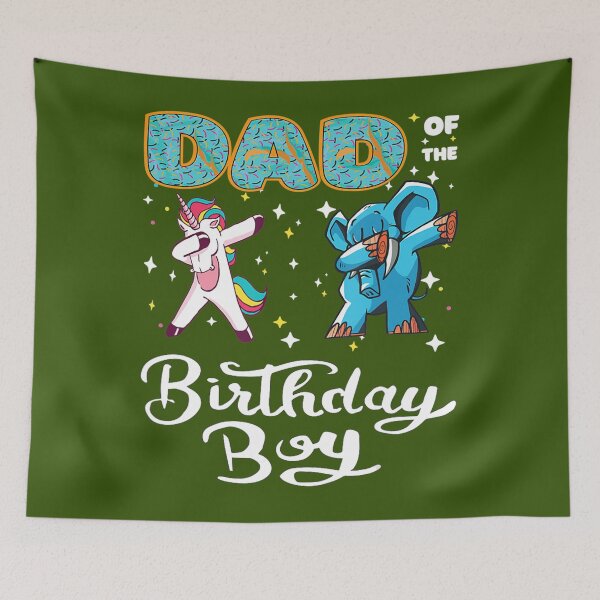 Item preview, Dad Of The Birthday 	 Donut Dabbing Unicorn Elephant Daddy 	 	 designed and sold by rlmmhmhe77.