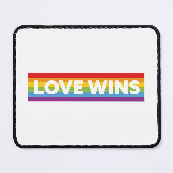Item preview, Love Wins - Rainbow - Gay Pride LGBTQIA+ Pride and Festival Wear designed and sold by Vision-Tees.