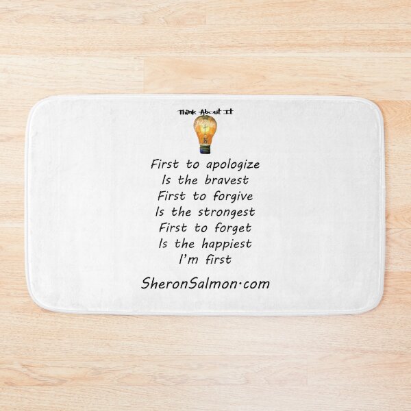 Item preview, First to apologize is the bravest. First to forgive is the strongest designed and sold by IAMthinker.