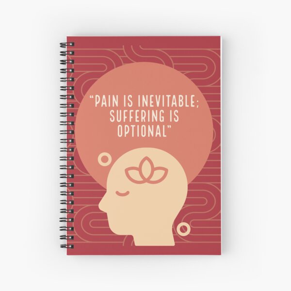Item preview, Pain is inevitable; suffering is optional buddhist quote designed and sold by StitchesSleeves.