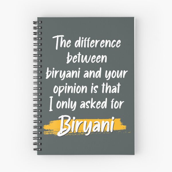 Item preview, Biryani And Your Opinion I Only Asked For Biryani Biryani 		 designed and sold by xnchjzdjrm91.