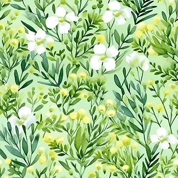 Artwork thumbnail, Cute Springtime Flower Pattern by AdventurerPack