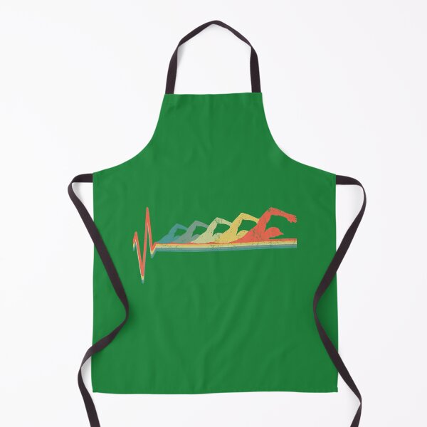 Item preview, Swimming Swimmer Heartbeat Retro designed and sold by cjbpooxzmm0.