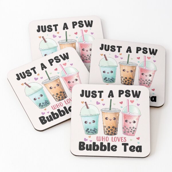 Item preview, Just a PSW who Loves Bubble Tea designed and sold by TaraGbear.
