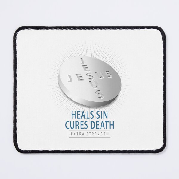 Item preview, Jesus Heals Sin Cures Death Pill designed and sold by 26-Characters.