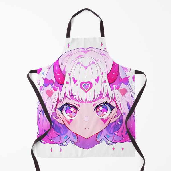 Item preview, Pink evil eyes - kawaii manga girl designed and sold by Newborninfant.