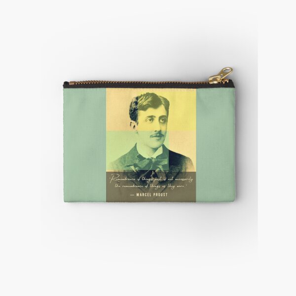 Item preview, Marcel Proust portrait and quote: Remembrance of things past is not necessarily the remembrance of things as they were designed and sold by artbleed.
