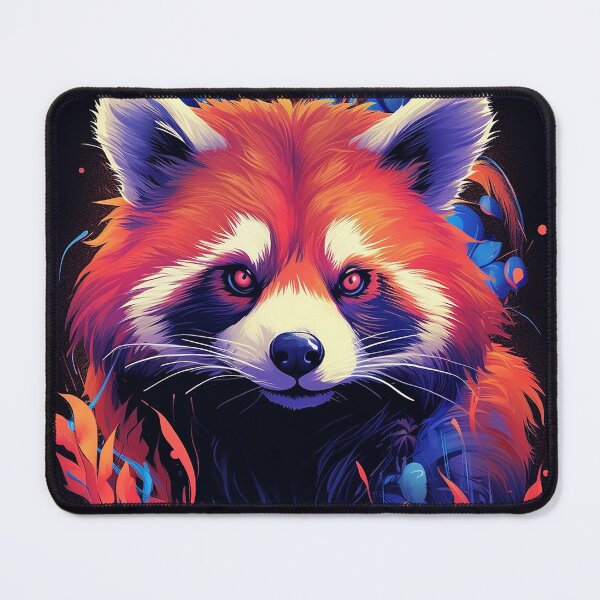 Item preview, Red Panda Neon Style designed and sold by ink-and-Design.