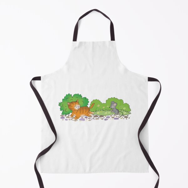 Item preview, cartoon ginger kitten running away from the mouse designed and sold by sonaadalian.