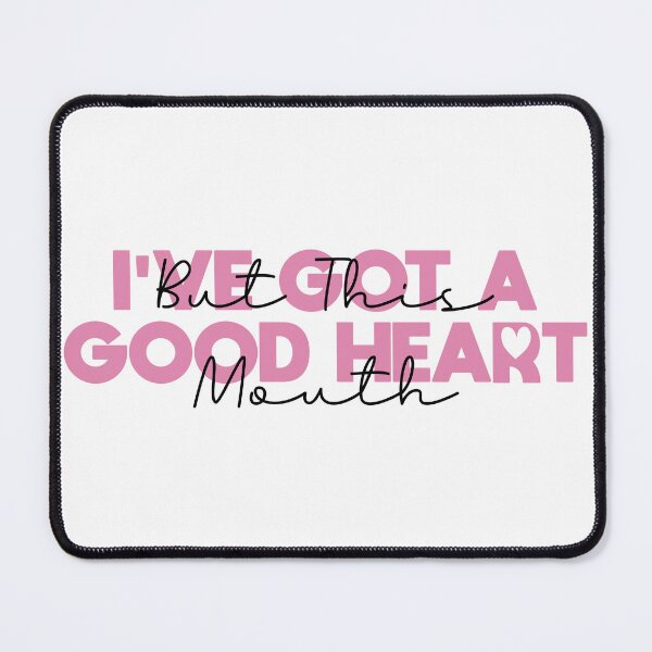 Item preview, I've got a good heart but this mouth, sarcastic woman, sarcastic saying, funny, gift for mom designed and sold by Blonc-ou.