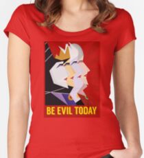 Be Evil Today Women's Fitted Scoop T-Shirt