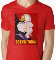 Be Evil Today Men's V-Neck T-Shirt
