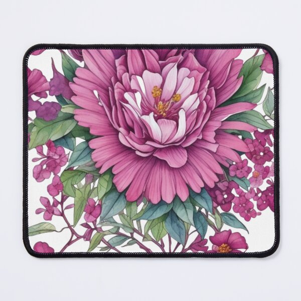 Item preview, watercolor flowers designed and sold by UndineSea.