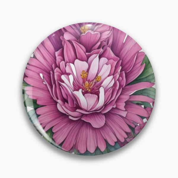 Item preview, watercolor flowers designed and sold by UndineSea.