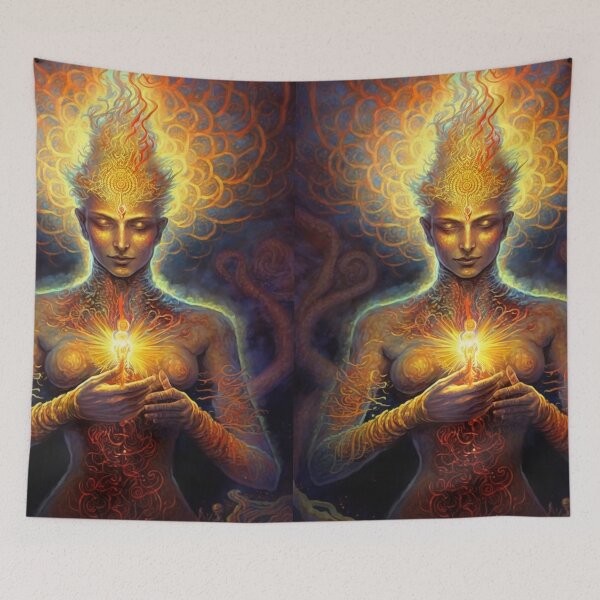 Item preview, Enlightened Being Goddess Transcendent Beauty designed and sold by ArtfulImprints.