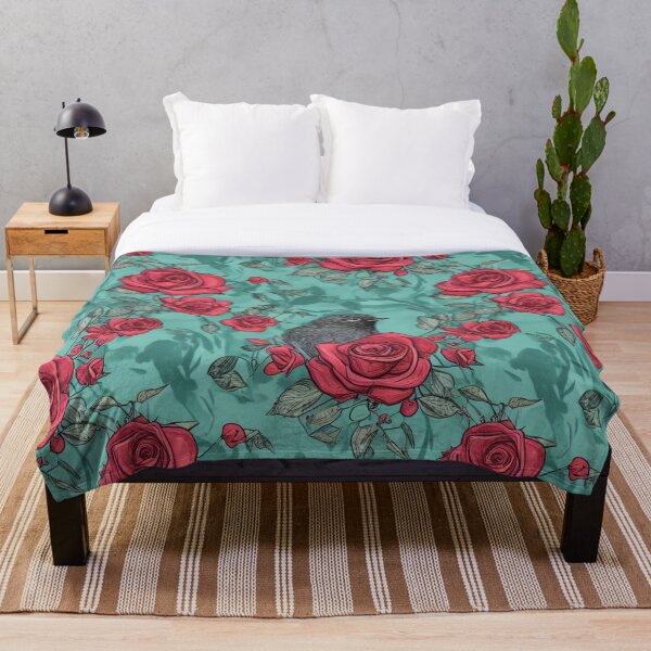 Item preview, Black Bird and Red Roses designed and sold by nanaalba.