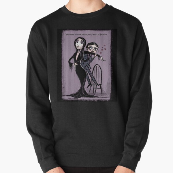 Morticia & Gomez Pullover Sweatshirt