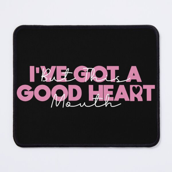 Item preview, I've got a good heart but this mouth, sarcastic woman, sarcastic saying, funny, gift for mom designed and sold by Blonc-ou.