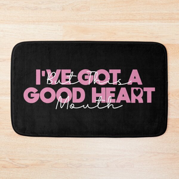 Item preview, I've got a good heart but this mouth, sarcastic woman, sarcastic saying, funny, gift for mom designed and sold by Blonc-ou.