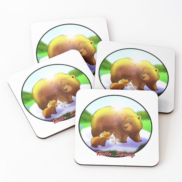 Item preview, Bear Cub & Mother - Hello, Spring  designed and sold by AnekArts.